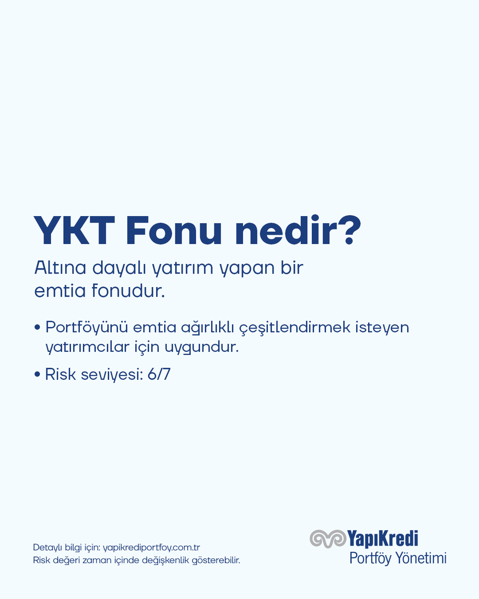 Yapı Kredi Portföy tweet media