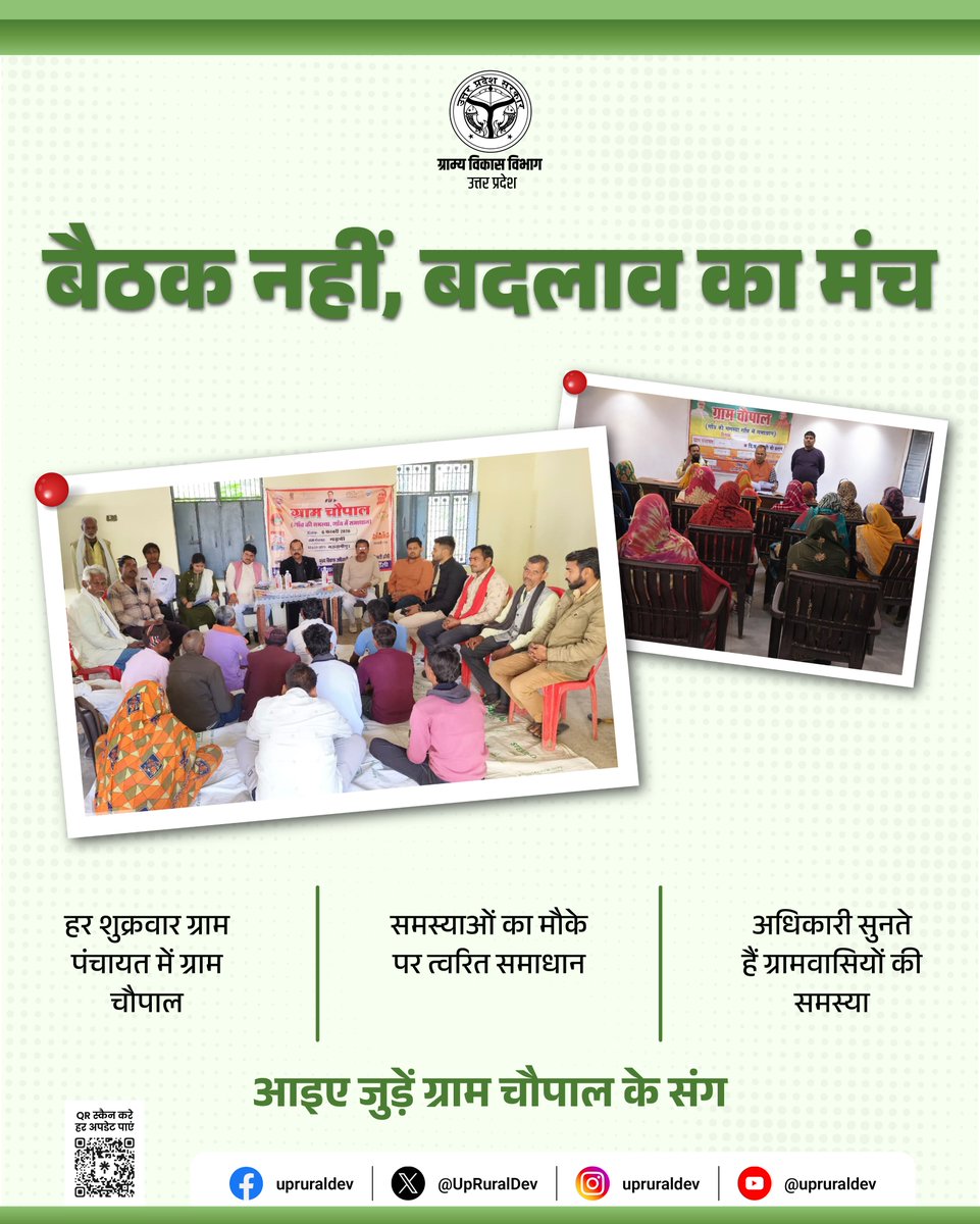 ग्राम्य विकास विभाग, उत्तर प्रदेश tweet media
