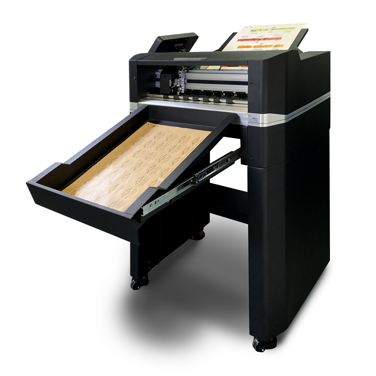 IntecPrinters's tweet photo. At #FESPA2026 we will be showing how you can bring label production in-house without the cost &amp; delays of traditional dies.
The ColorCut LC330 &amp; LC700 make fully automated, on-demand sheet label cutting simple, accurate, and highly efficient.
#LabelProduction #PlockmaticGroup https://t.co/7jzmkq6XPM