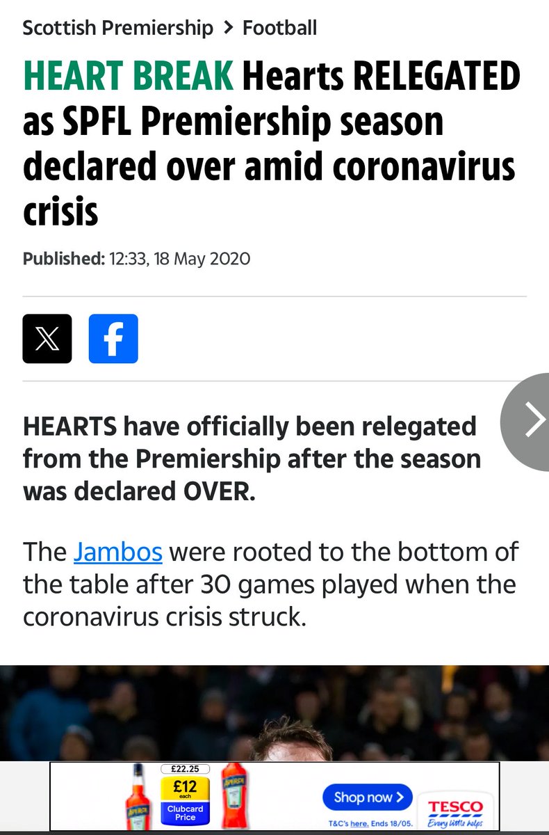 sxi_jay's tweet photo. Can you imagine hantavirus put us in lockdown and the SFA award hearts the title. Exactly, would never happen but relegate them was an easy decision. Hearts aren’t a top 2 sized team so are never gonna have a chance. Red card for hearts vs Celtic is a banker https://t.co/AIhj9DTWR9