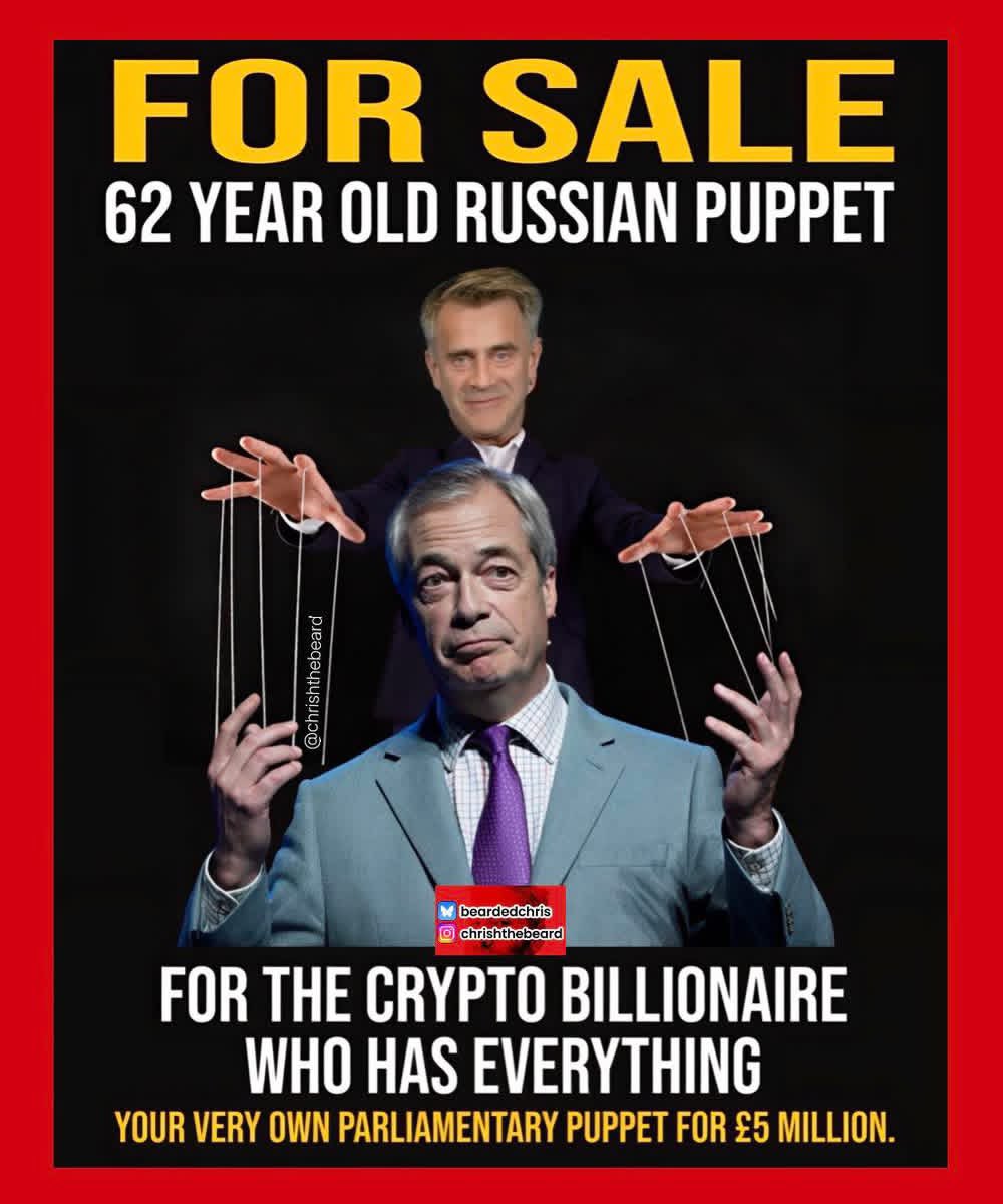 AlanHaw69641513's tweet photo. @MrHarryCole And yet Farage keeps saying the £5m given to him by crypto billionaire Christopher Harbourne for security,but Farage hasn't done any in-person constituency surgeries since he became an MP because of security concerns? https://t.co/lVKECwyzKQ