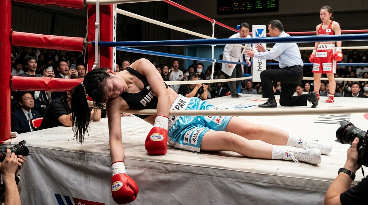 失神… ノックアウト…… 🥊💕 ④✨ #シチュエーションフェチ #ボクシング