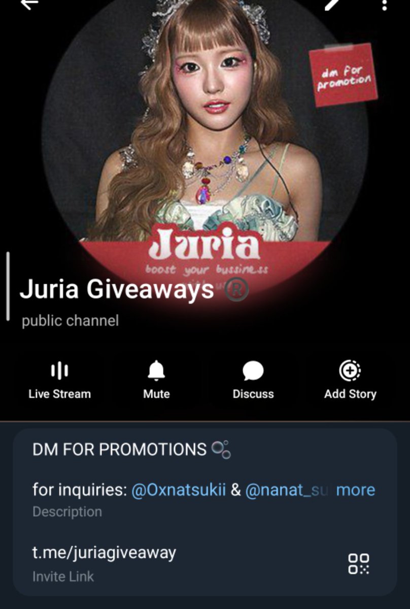 JURIA ® DM FOR PROMOTION tweet media