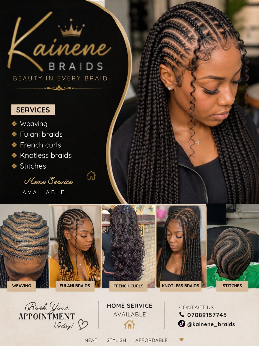 Kainene Braids💇 tweet media