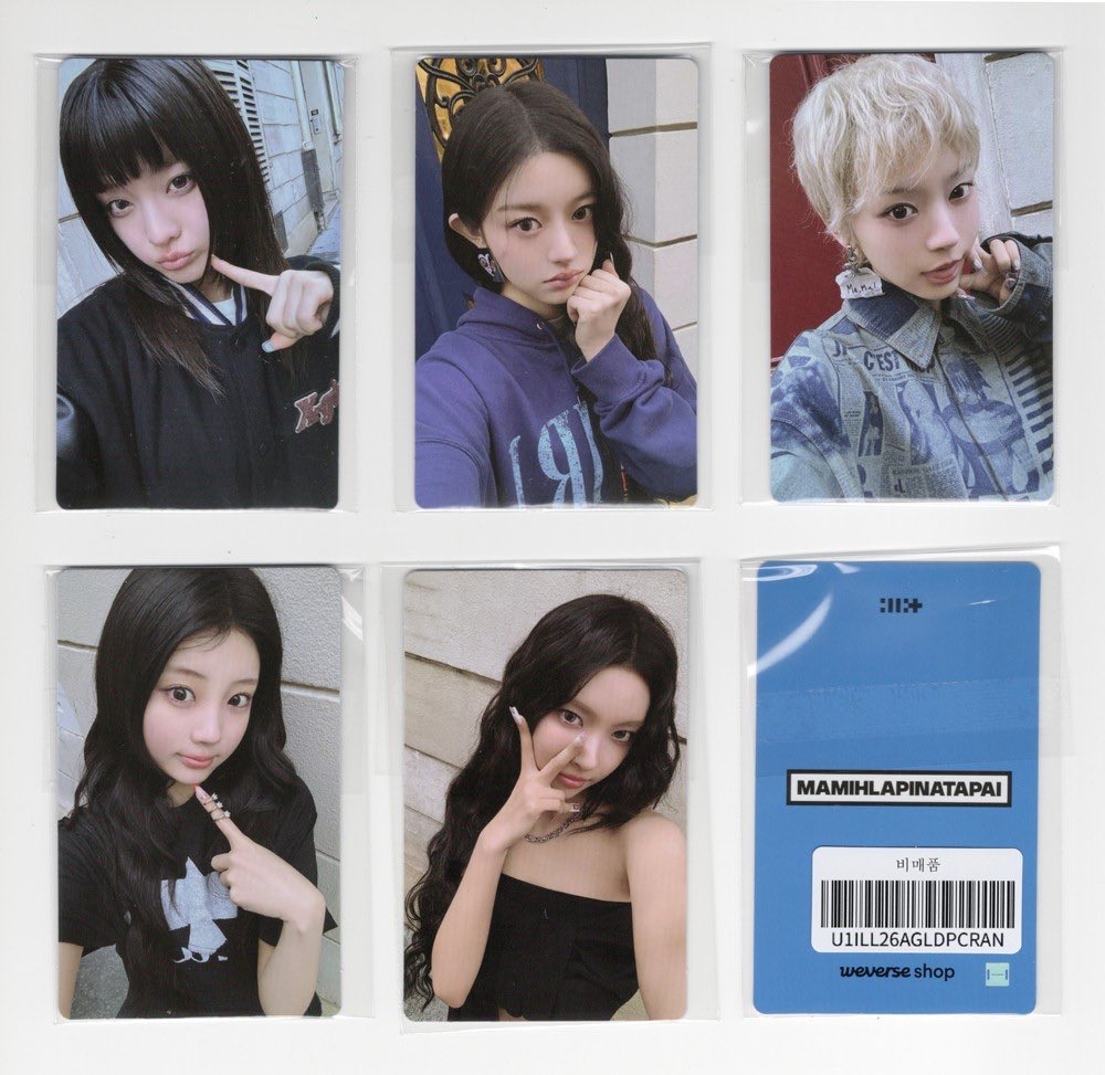 💙 ILLIT 4th Mini Album 'MAMIHLAPINATAPAI' weverse lucky draw ld
