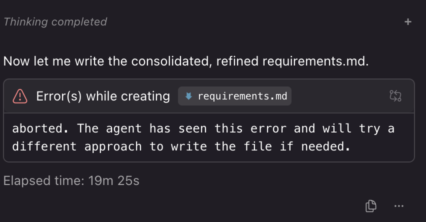 mafulprayoga's tweet photo. probably won't continue with @kirodotdev because it's super unstable. tis is already the 5th time and there is no way to continue the conversation https://t.co/ba4uLGPnpR