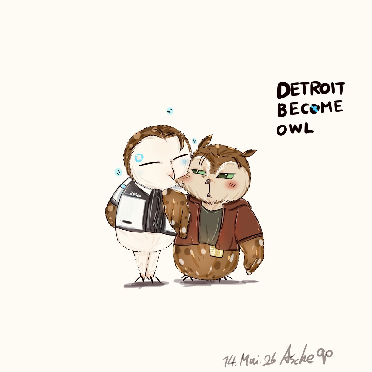DummGiftApfel's tweet photo. DETROIT BECOME OWL 16 羽繕いが長い🪶
#detroitbecomehuman #owl https://t.co/J6v8SNBli5