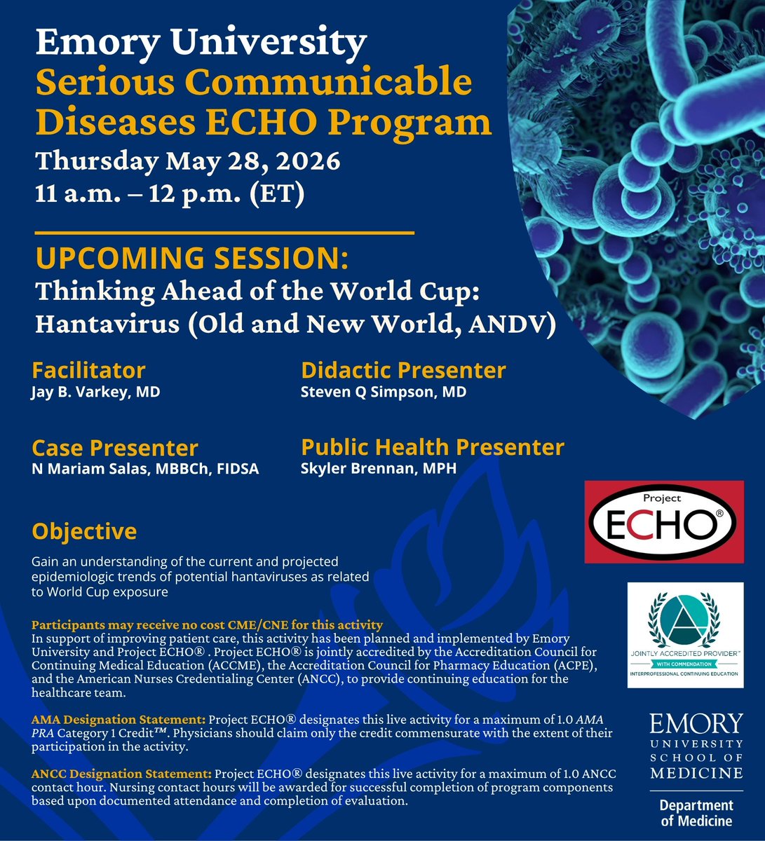 Emory University SCDP tweet media