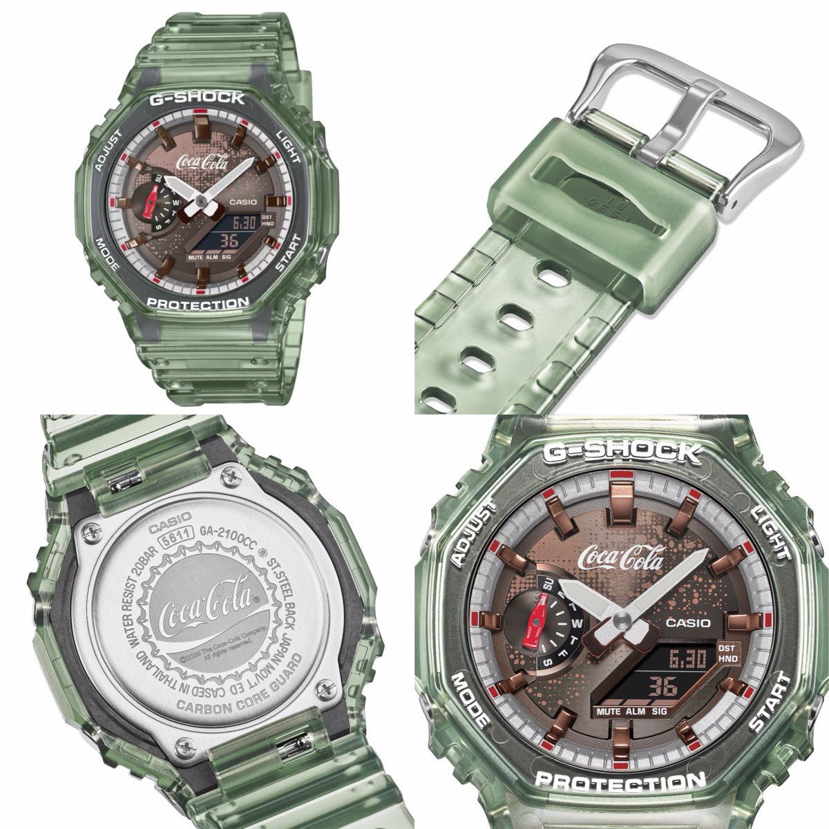Coca-Cola® x G-SHOCK コカ・コーラ®140周年記念コラボウォッチが国内5