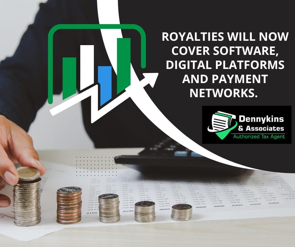 dennykinstax's tweet photo. Digital economy angle
The Finance Bill 2026 signals a bigger tax focus on the digital economy. Proposed
amendments would broaden the definition of royalty to include software, digital
platforms, payment networks, and card-processing systems, while some money
transfer and payment-processing services supplied via software or platforms may
fall outside the VAT exemption.