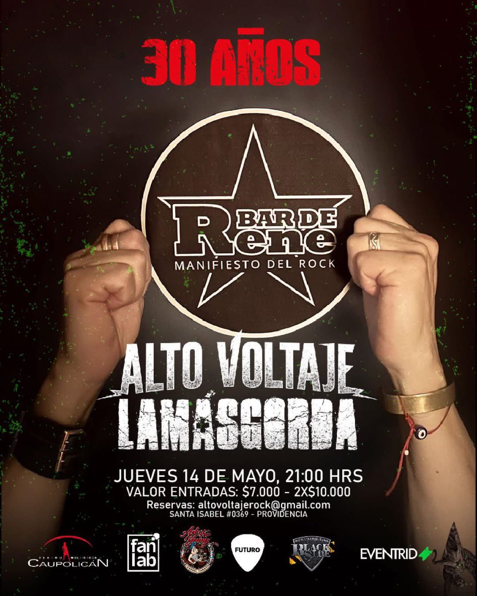 radiorockatto's tweet photo. #Daleplay HOY @RockAltoVoltaje @masquemusica @BluseroMuerto @Pascualailabaca #ponleoreja @AlSurdelRock @MonosCl @adnradiochile @portaldisc @SueroRockOficia @iRockWebzine @SoloArtistasCL @scd_chile @alioshak @BardeReneOficia @telodamus @Musicachilenacl @DiscosLibresCL @artedual 😎 https://t.co/l6IOYNY6fh