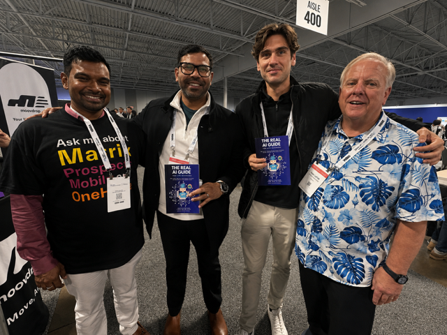 KevHawkins's tweet photo. THE REAL AI GUYS!
In Toronto at REALTOR QUEST, and three of us are teaching real estate agents about the newest ways to use AI! Holding my book are AI @cotality gurus Sunny Ramamurthy and Marc Antoine Juanéda.
#RealtorQuest #realestate #RealAI #realestatebook #AI https://t.co/XCuNDMJUS9