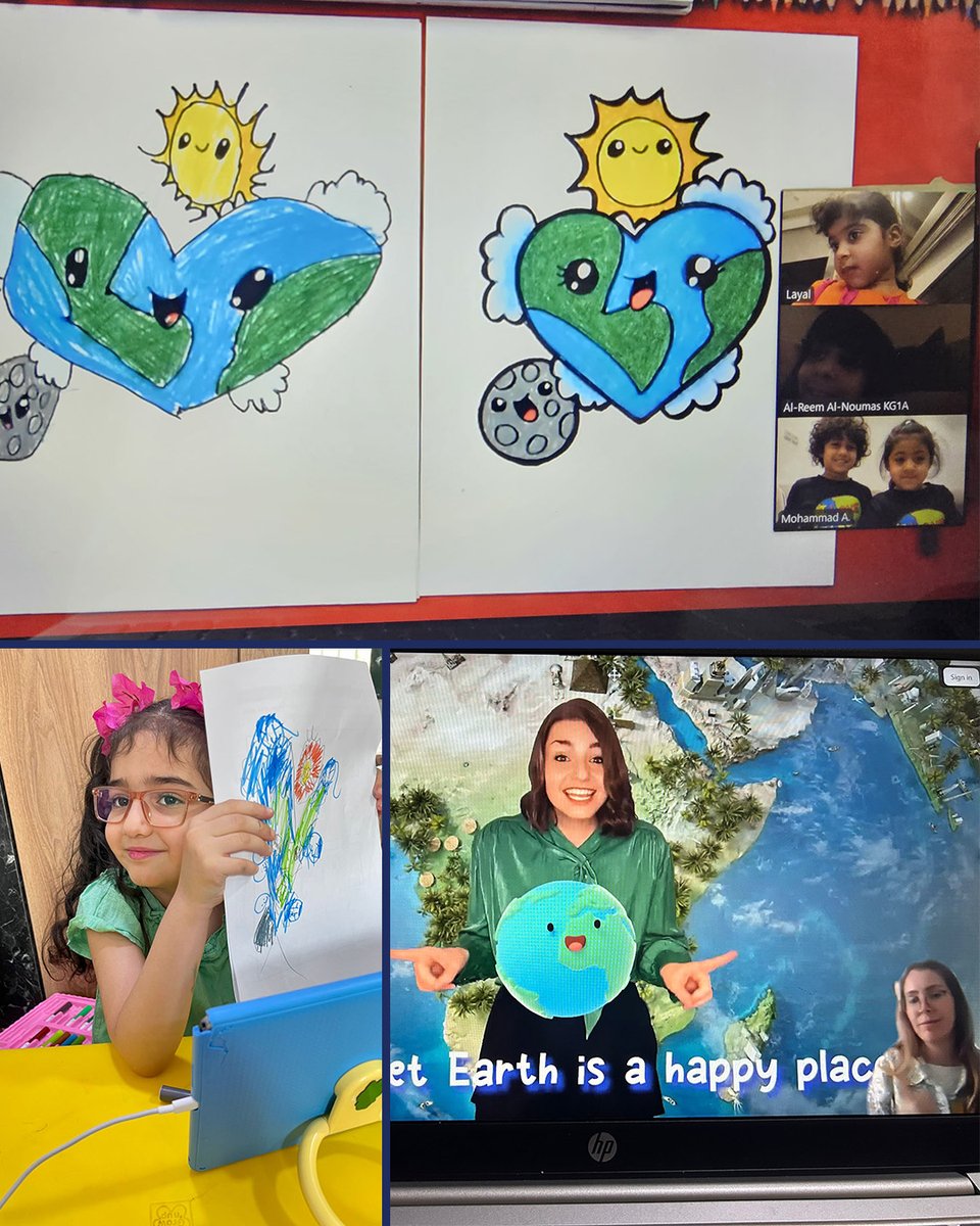 ABSKW's tweet photo. Our KG students celebrated Earth Day through engaging online activities, learning about caring for our planet while having fun together. A meaningful day filled with creativity, awareness, and young minds making a difference.
#EarthDay #KGStudents #OnlineLearning #EcoFriendly https://t.co/DHnROwBUPm