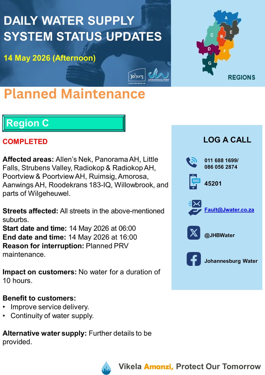 Johannesburg Water tweet media