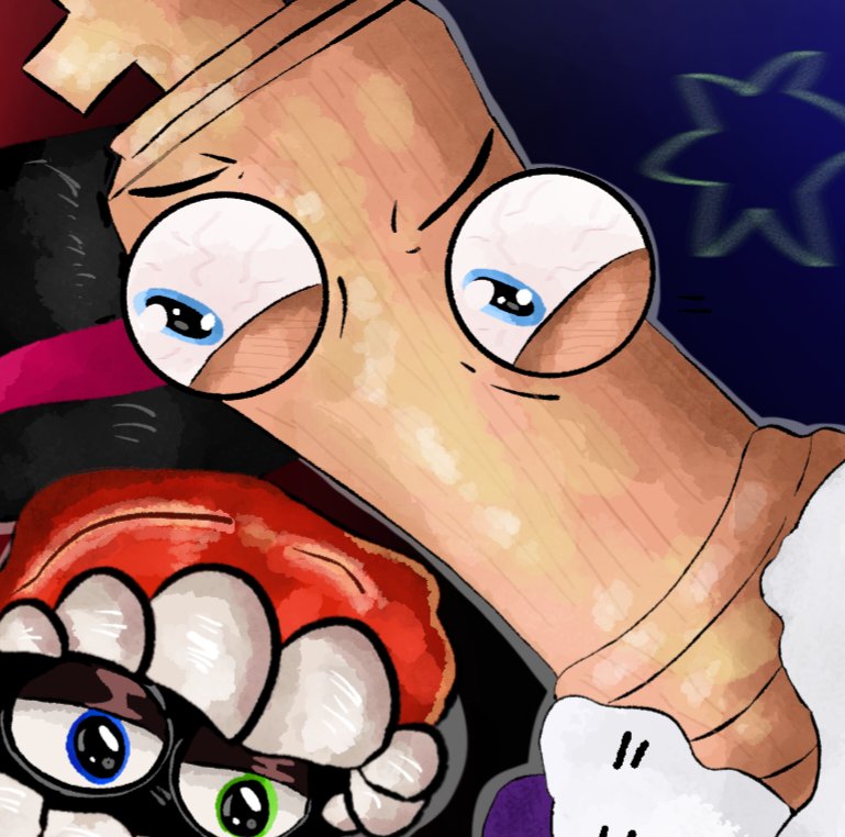 unichrey's tweet photo. Yeah I finally drew them digitally #tadc #royalteeth #caine #kinger https://t.co/gPRVU6KmIX