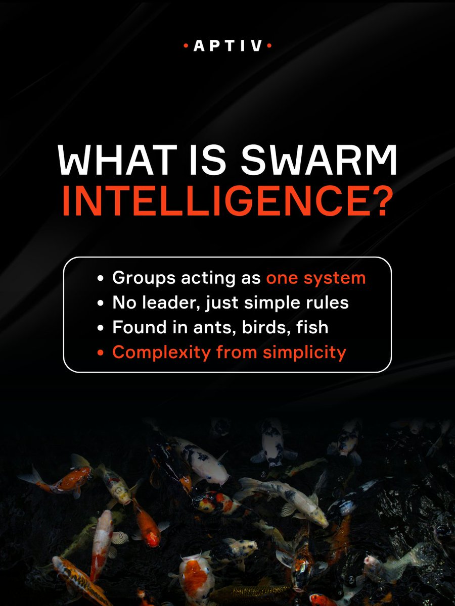 Aptiv's tweet photo. Edge devices could learn a thing or two from nature, from the intelligence that comes from swarms. Progress doesn’t come from tighter control; it comes from designing intelligence that works together.

#EdgeAI #MachineLearning https://t.co/DJFTm2b6jv