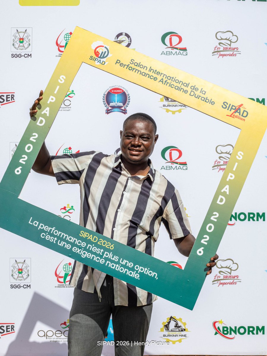 POuedr's tweet photo. 🇧🇫 Heureux d'avoir participé au #SIPAD2026. ✨
#BurkinaFaso https://t.co/PKT1sADLjC