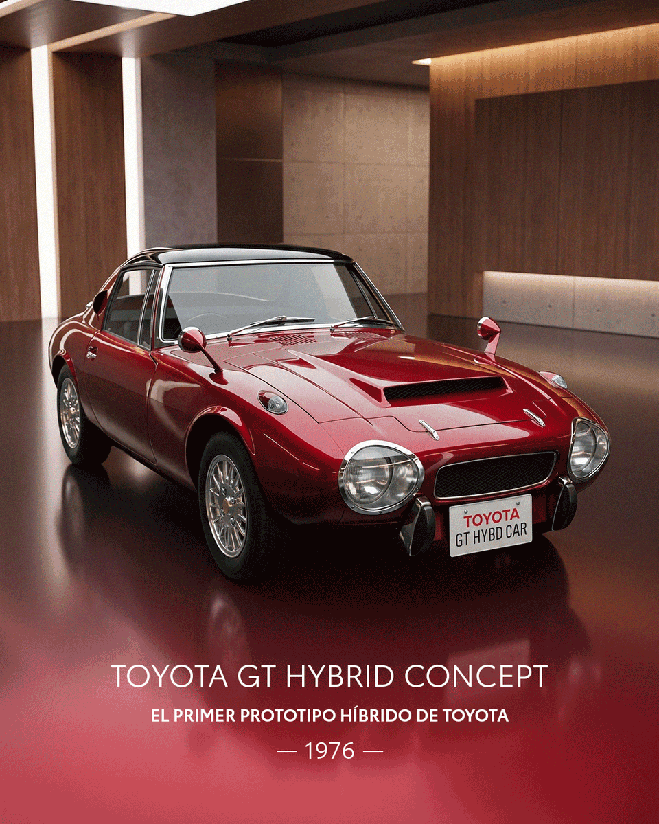 Autoalba's tweet photo. 1976. En Toyota presentábamos el primer prototipo de vehículo híbrido.

El GT Hybrid Concept no era un coche de producción. Era una idea. La misma idea que, 21 años después, se convertiría en el Prius y en más de 25 millones de híbridos vendidos en todo el mundo. #ToyotaHeritage https://t.co/zFW3FSoJ02