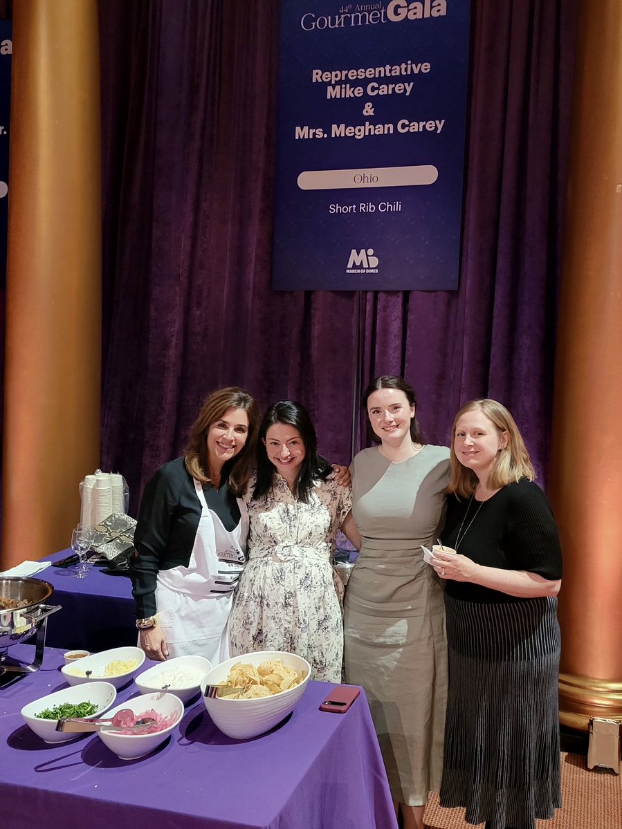 RepMikeCarey's tweet photo. Had a fantastic evening at the 44th Annual March of Dimes Gourmet Gala. Meghan, my senior staff, and I were proud to support an organization that works every day to improve care and health outcomes for mothers and children across the country. 

It was wonderful to join so many people committed to making a difference, all while celebrating great food and an even greater cause.