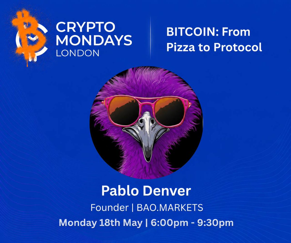 CryptoMondays London tweet media