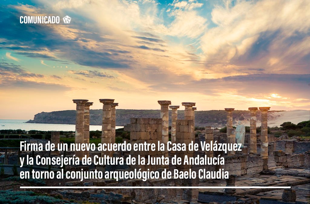 casadevelazquez's tweet photo. [Comunicado] 🏛️📣 La Casa de Velázquez y la Consejería de Cultura y Deporte de la Junta de Andalucía acaban de renovar su compromiso con la investigación y la puesta en valor del yacimiento arqueológico de Baelo Claudia.

📄 Leer el comunicado: https://t.co/IvTb51N9bV https://t.co/twNjalQ2gb