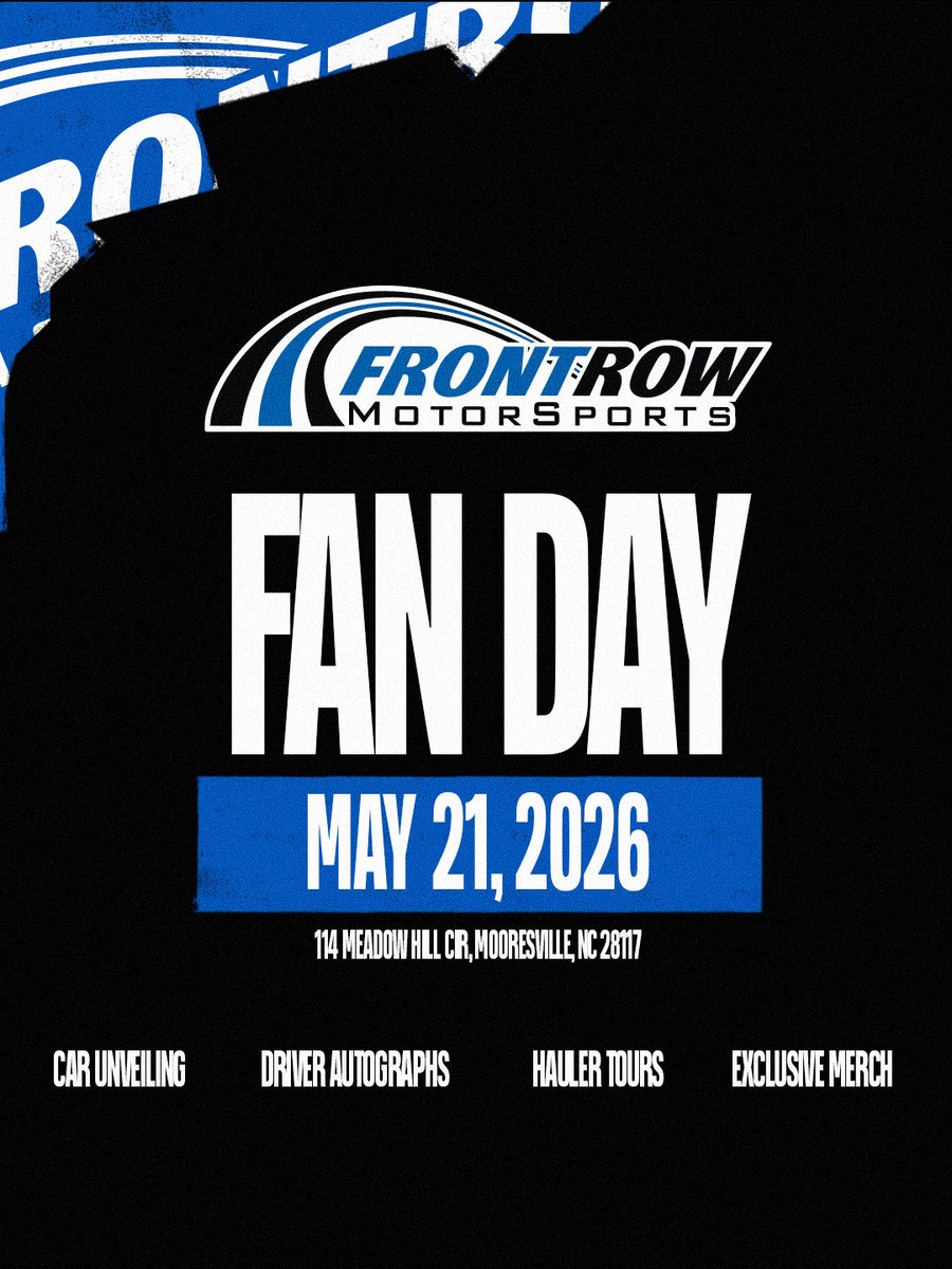 Front Row Motorsports tweet media