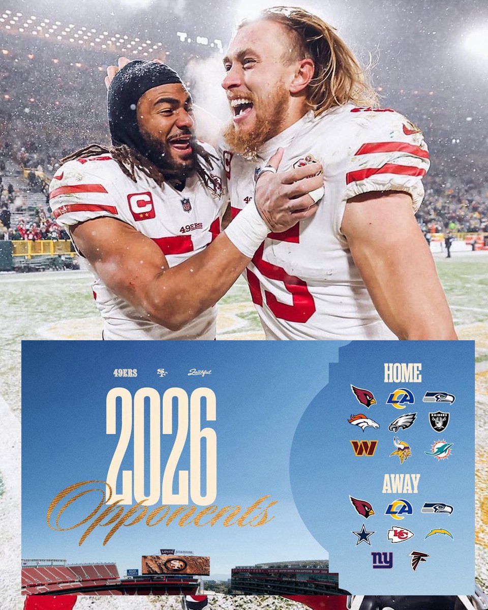 OurSf49ers's tweet photo. Happy NFL schedule release day! https://t.co/SJmxnzLCLn