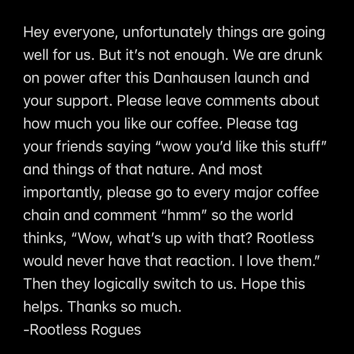 Rootless Coffee Co tweet media