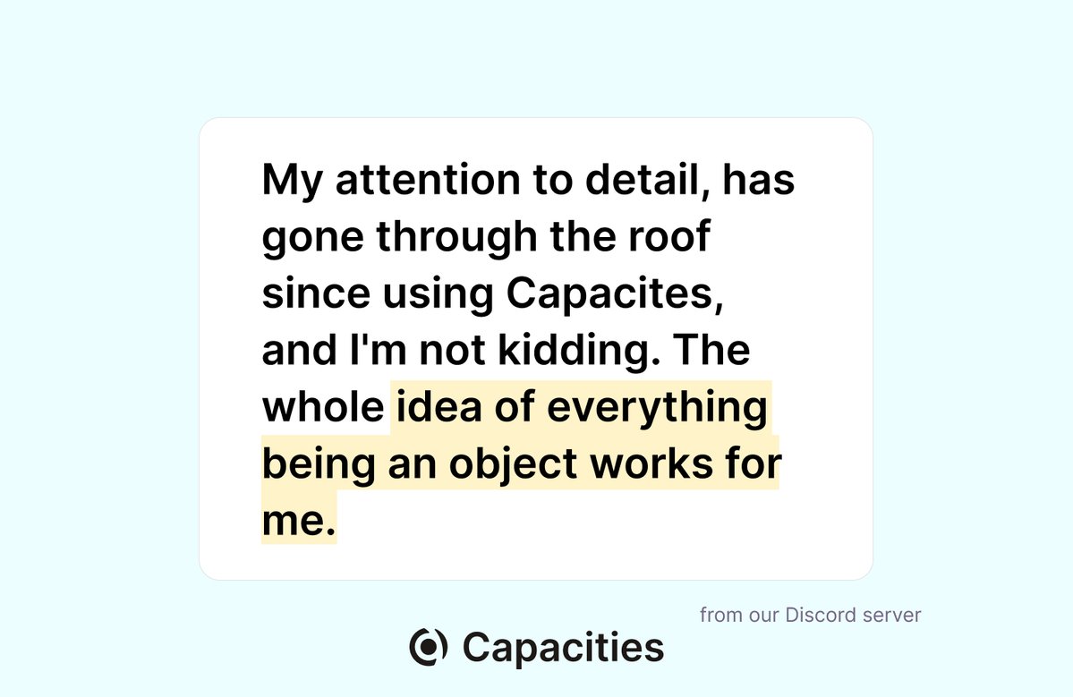 Capacities tweet media