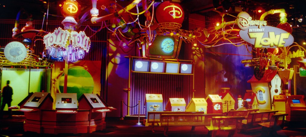 TheMickeyWiki's tweet photo. On this day in 2001, Disney's Internet Zone opened in Innoventions.... You just had to be there https://t.co/2V3rbZQhd6
