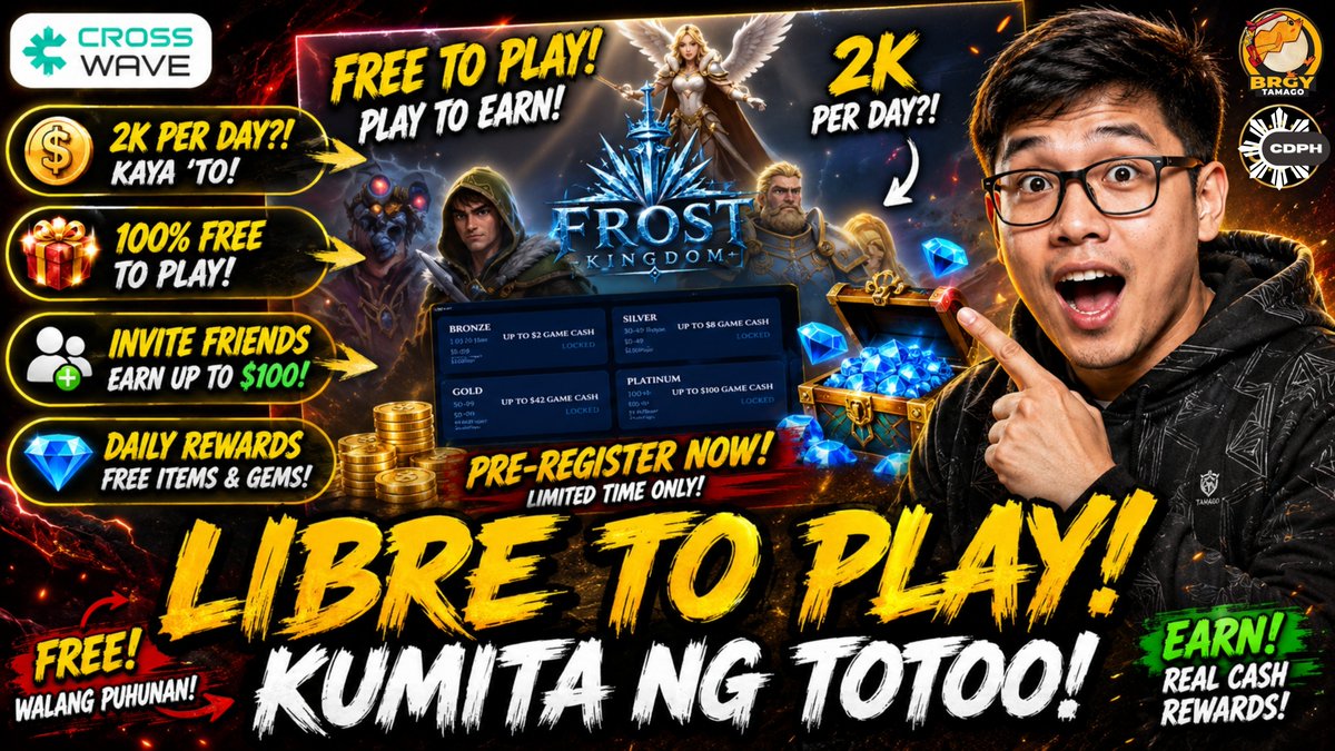 CrypDropPh's tweet photo. Join me in Frost Kingdom! Pre-register now for bonus rewards: https://t.co/U86b9GrVQ3 https://t.co/vIDJRu7GIJ
