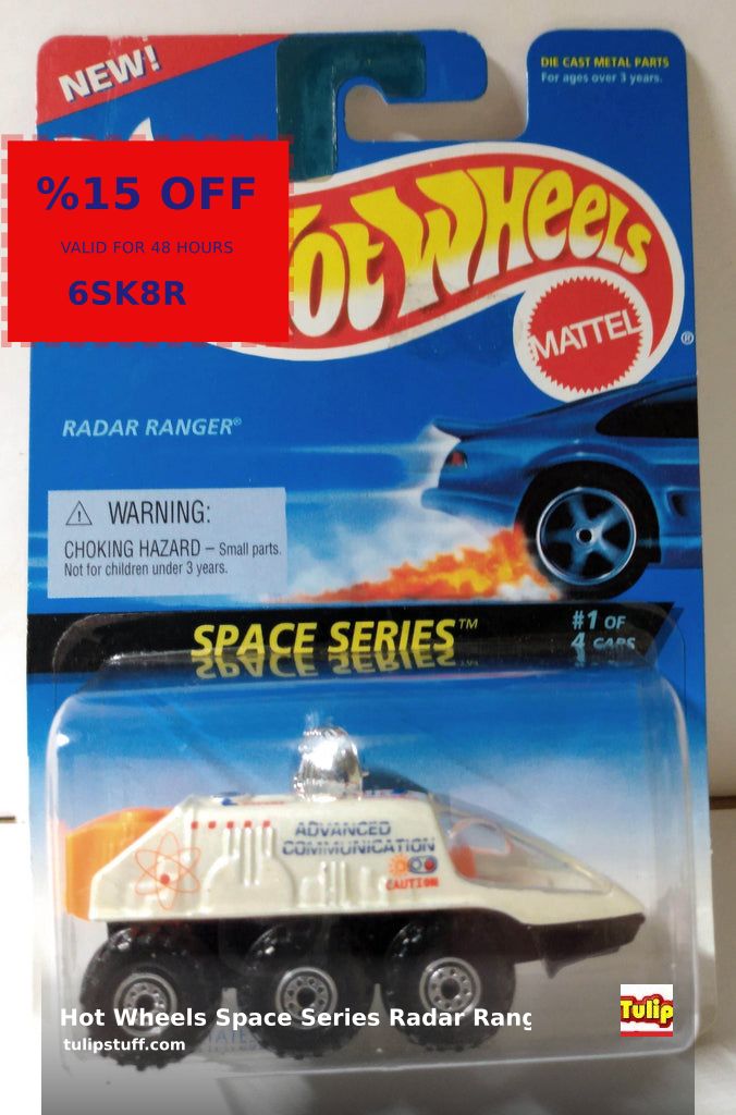 tulipstuff's tweet photo. 48 Hour #Collectibles Sale! 😍 Hot Wheels Space Series Radar Ranger 1995 Collector 388 😍 
get it now at #TulipStuff for $3.50. 

Shop now 👉👉 https://t.co/viTZMCc4cS https://t.co/9M5XGkmYvq