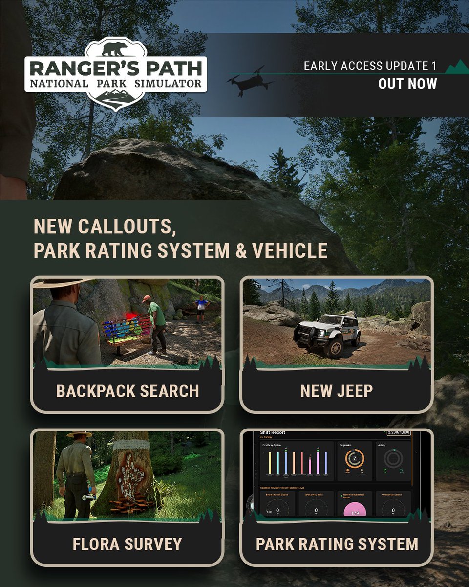 Ranger's Path: National Park Simulator tweet media