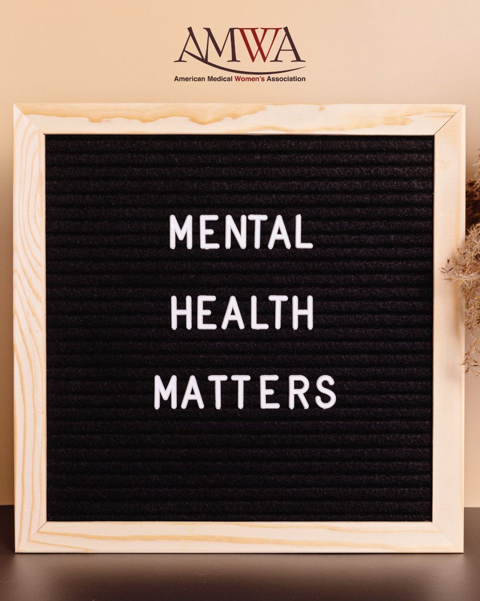 AMWADoctors's tweet photo. #MentalHealthAwarenessMonth is a reminder of the necessity of mental wellness, a celebration of recovery, and encouragement to foster connection and hope through shared stories and experiences.

At AMWA's 111th Annual Meeting in March, we highlighted the importance of caring for our own well-being as we continue to support others. Are you interested in joining or supporting one of our Physician Well-being Working Groups? Visit this link: https://t.co/Dgvm9Y0m2m

#AMWA #HealthcareLeadership