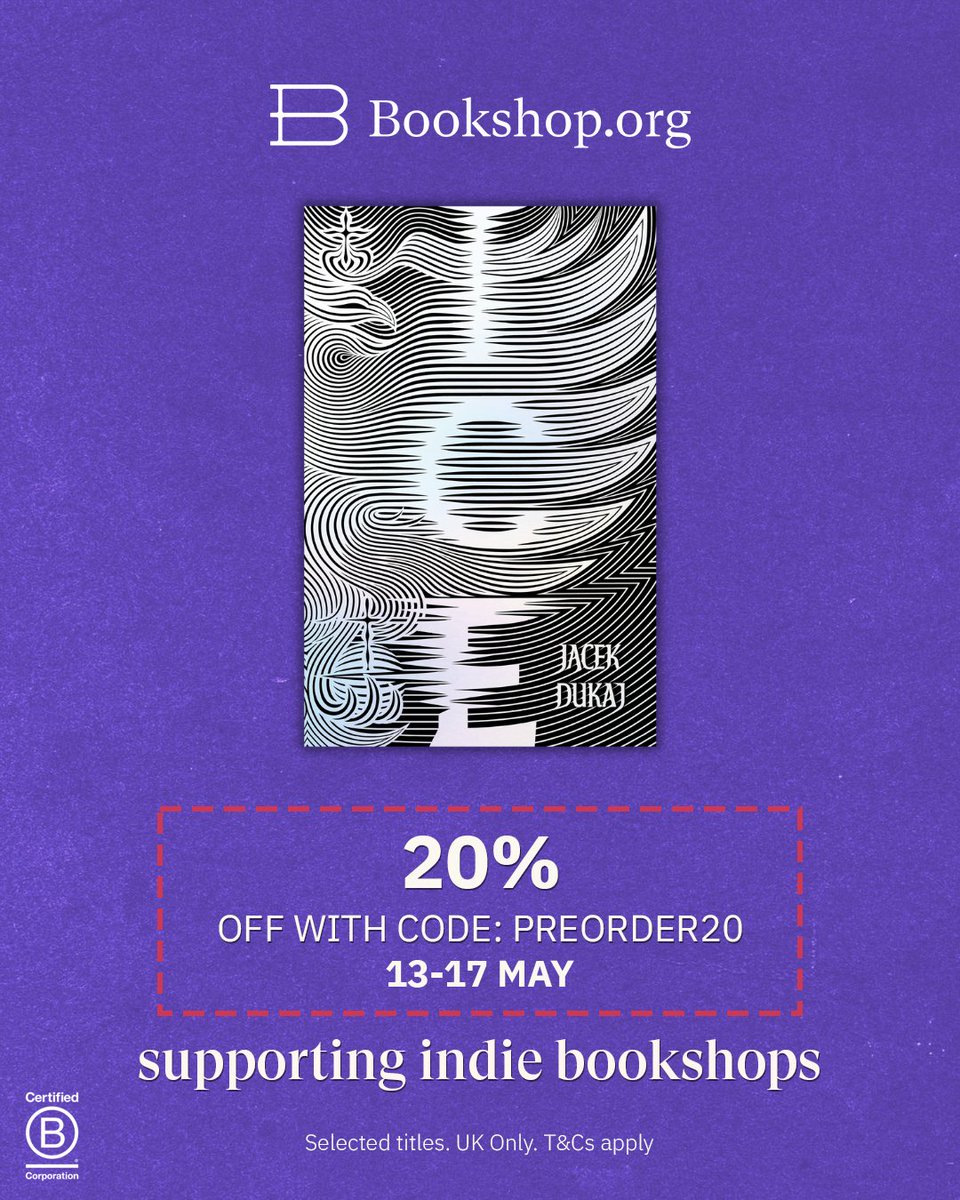 HoZ_Books's tweet photo. Get a 20% off some of our best Science Fiction and Fantasy books with discount code: PREORDER20 at @bookshop_org_UK
 
Including books from: 
@shaunaLwrites 
@ianthegreen 
@Dukaj_Games 
#GlenCook

Shop now: https://t.co/dQRZ3887Ec https://t.co/xjvpwhBs29