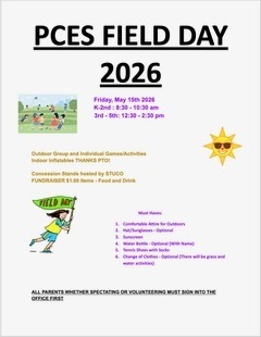 PCESMustangs's tweet photo. FRIDAY IS FIELD DAY!!! #PCES #SpringHillSchools https://t.co/cjptpkFEmj