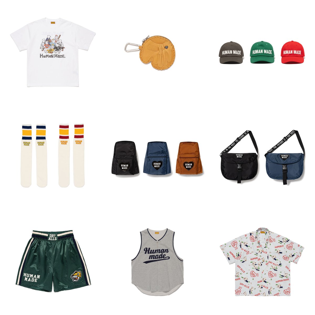 fullress's tweet photo. HUMAN MADE SEASON 31 [2026年 春夏] ニューアイテムが5/16 11:00~発売 (ヒューマンメイド 2026 SS)

https://t.co/ntP8jTXTcb https://t.co/STfEdyCMlU