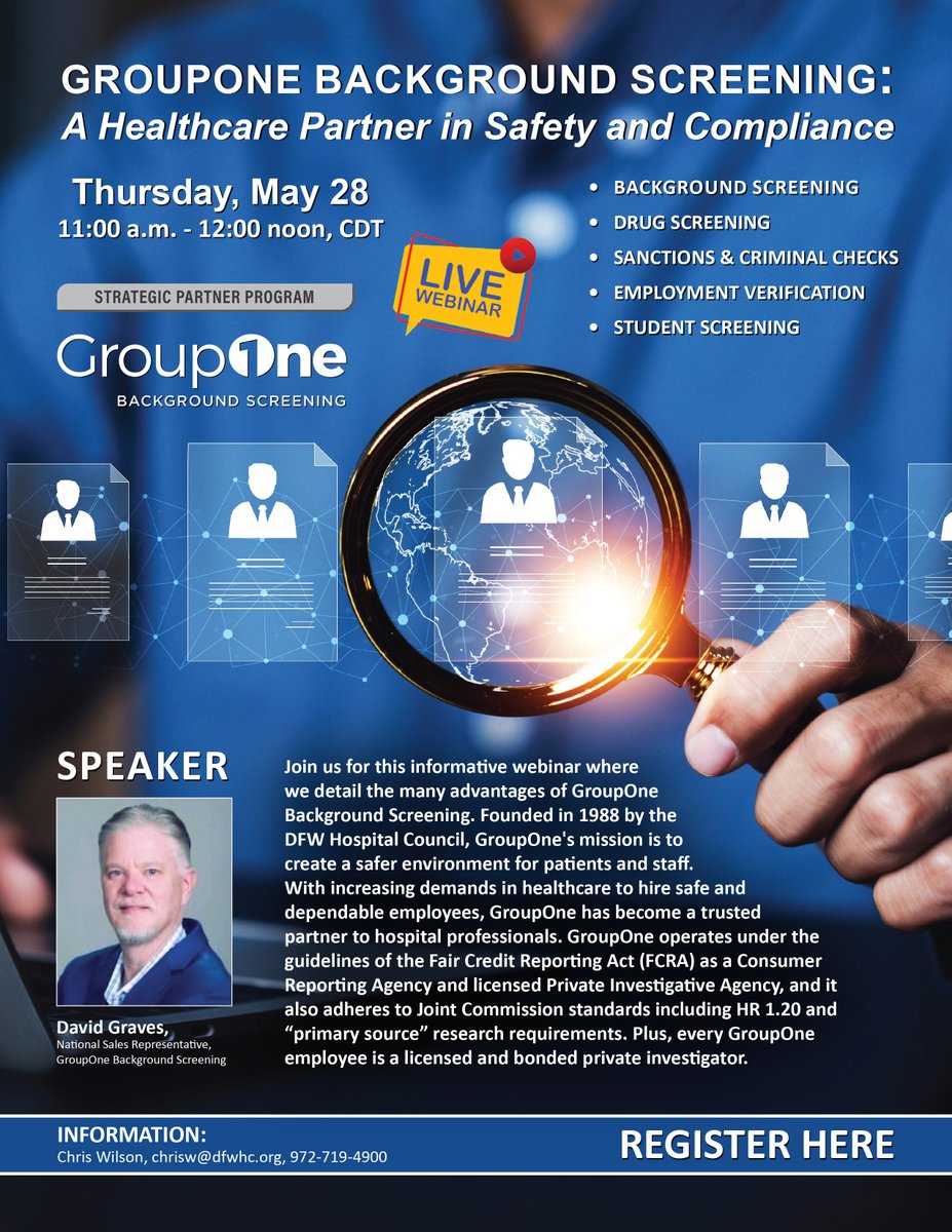 GP1screening's tweet photo. @GP1screening national webinar is in two weeks! #webinar #backgroundscreening #fcracompliance 
https://t.co/09bkunygBp https://t.co/jVGRjO9PQy
