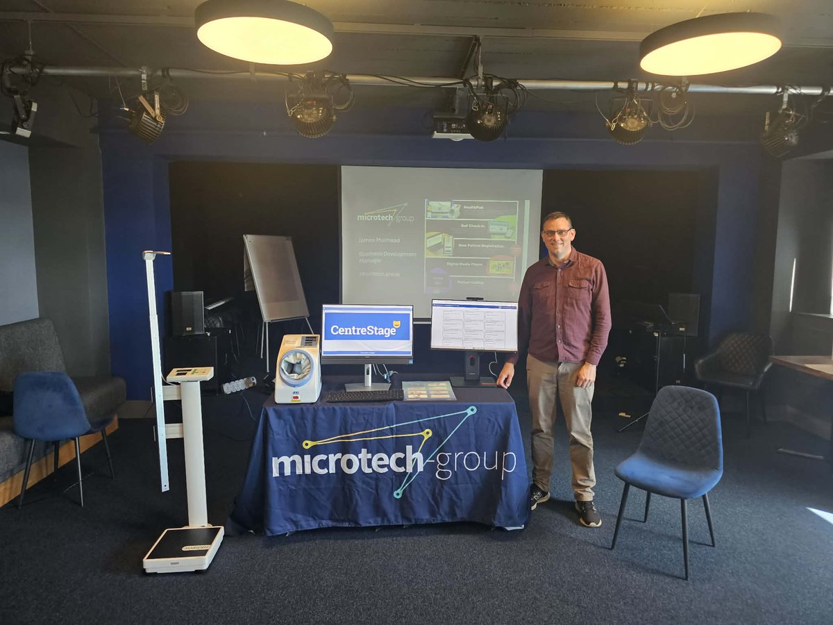 microtech_group's tweet photo. Great to showcase the HealthPod to @CentrestageMT in Kilmarnock yesterday.

We had a fantastic discussion about how the HealthPod could support residents and the wider community.

Excited about the positive impact this could bring! 

#CommunityHealth #HealthPod #Kilmarnock https://t.co/VfNbGBxpAo