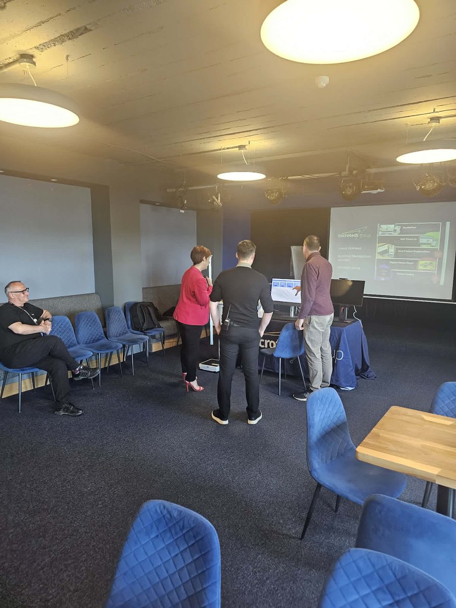 microtech_group's tweet photo. Great to showcase the HealthPod to @CentrestageMT in Kilmarnock yesterday.

We had a fantastic discussion about how the HealthPod could support residents and the wider community.

Excited about the positive impact this could bring! 

#CommunityHealth #HealthPod #Kilmarnock https://t.co/VfNbGBxpAo