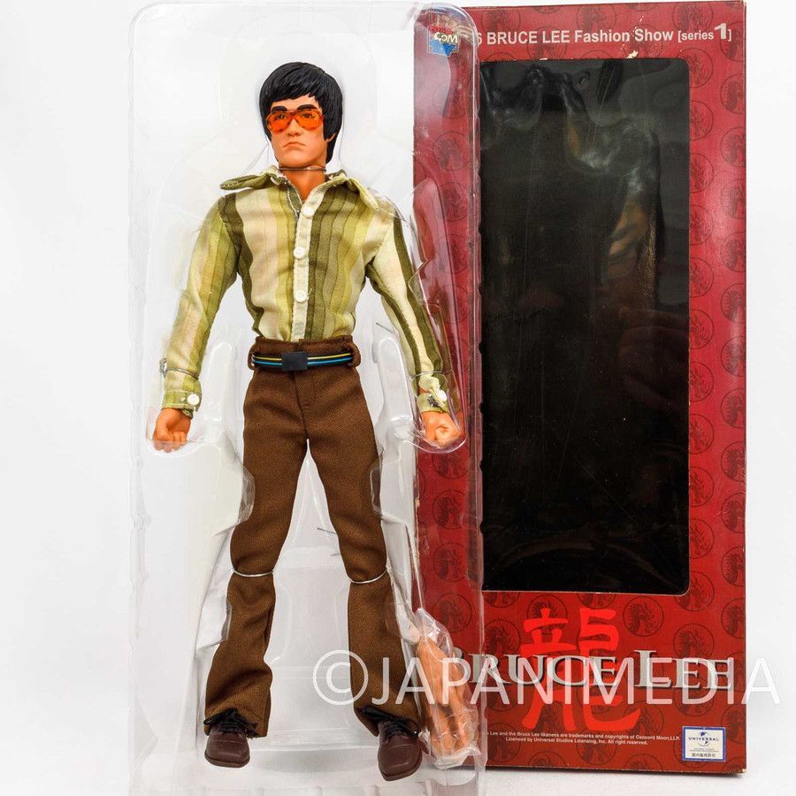 Vintage anime item! Bruce Lee 1/6 Fashion Show striped shirt