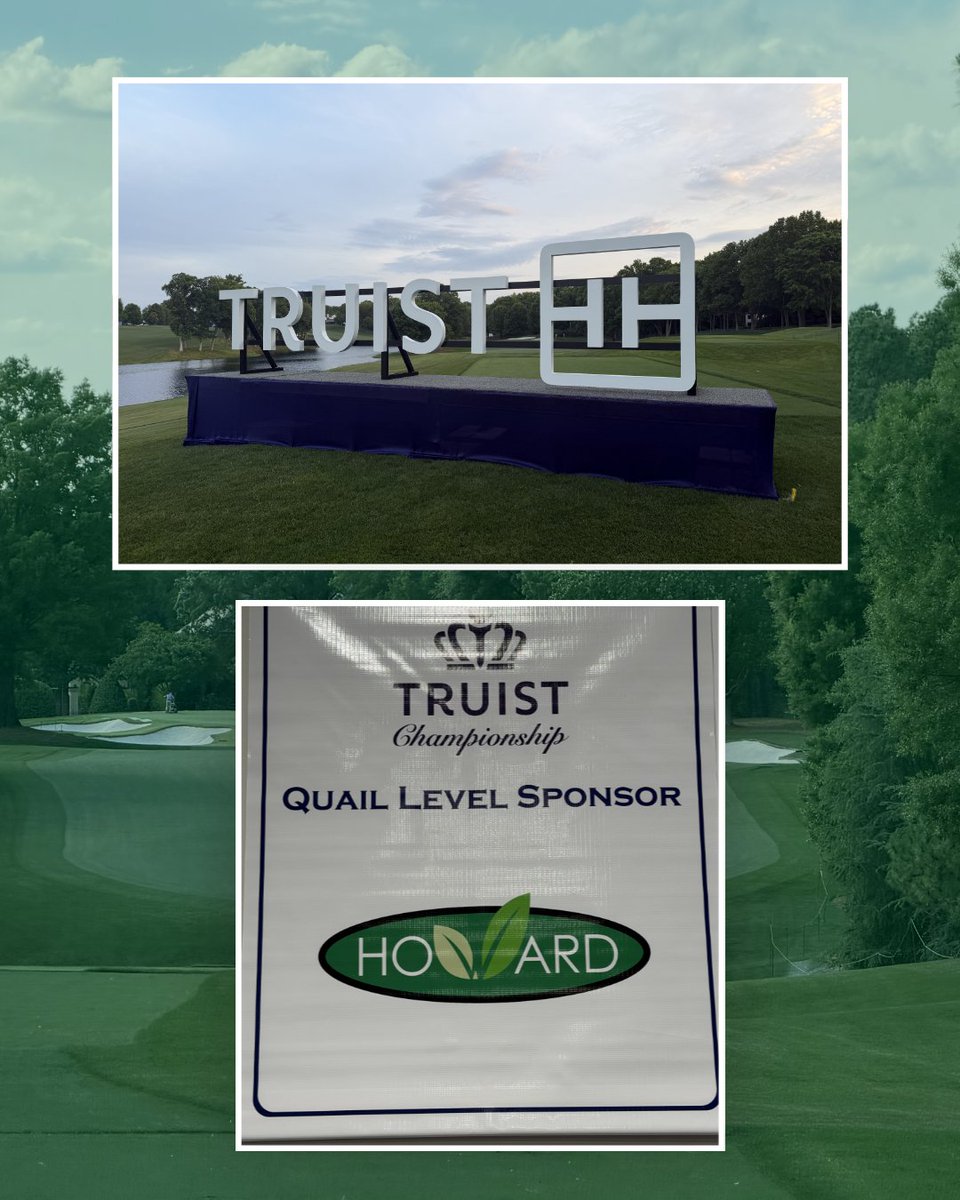 HowardFert's tweet photo. We were proud to serve as an agronomic sponsor of last week’s Truist Championship held at Quail Hollow Club in Charlotte, North Carolina. A great opportunity to support championship-level conditions throughout the tournament. https://t.co/7HA4tRUzOY