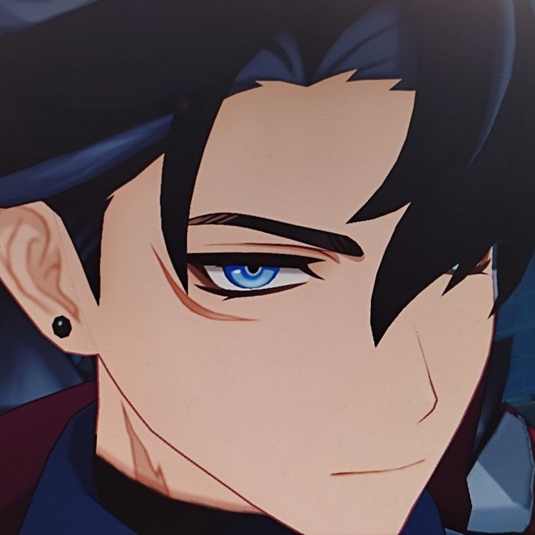 sashamosu46's tweet photo. In love with this angle of Wriothesley where his left eye is obscured by his hair https://t.co/47A4V0SpAQ