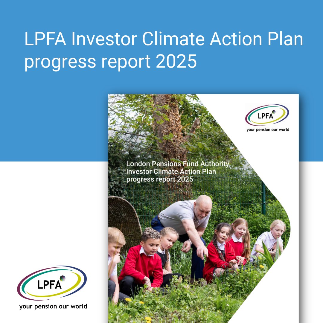 LPFA1's tweet photo. Our Investor Climate Action Plan progress report 2025 is out now. 📢 

🔗 View the report in full: https://t.co/q59w4WBTU6

#ClimateChange #Investments https://t.co/5nGPYsYKNk