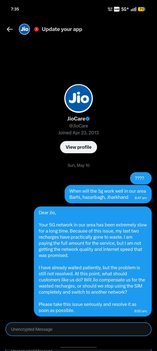 RahulPandey230's tweet photo. @JioCare @reliancejio ???? https://t.co/LAEaohokfz
