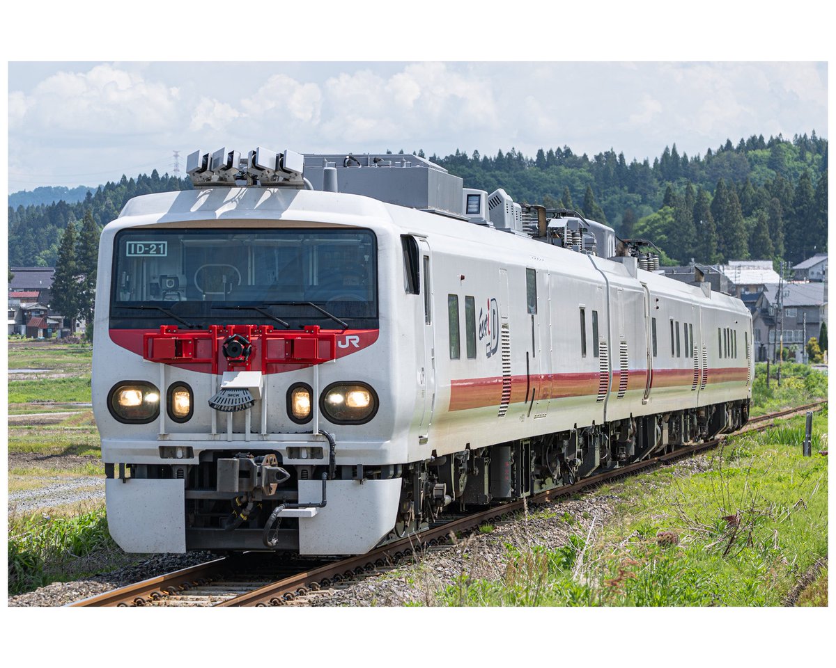 2025.05.13 試9132D 飯山線・しなの鉄道線上り検測 キヤE193系 East