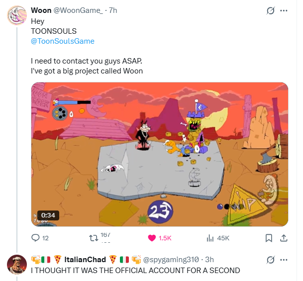 ToonSouls Game tweet media