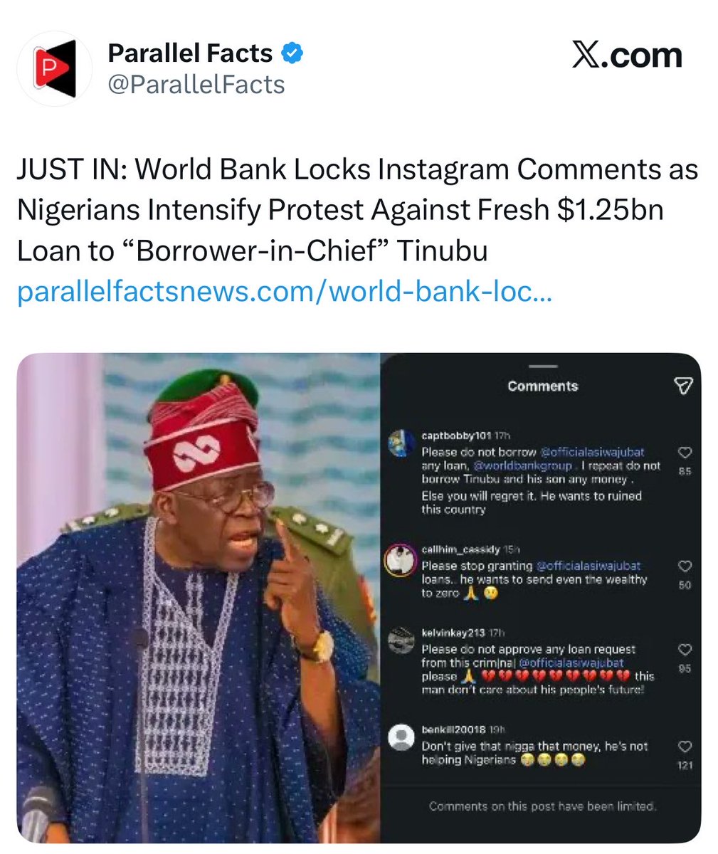 john_fatoye's tweet photo. Nigerians no get chill at all🤣🤣🤣

BAT has borrowed the future of Nigeria already

And the citizens can’t see any positive impact

It’s very sad https://t.co/vLnZK2yyjl