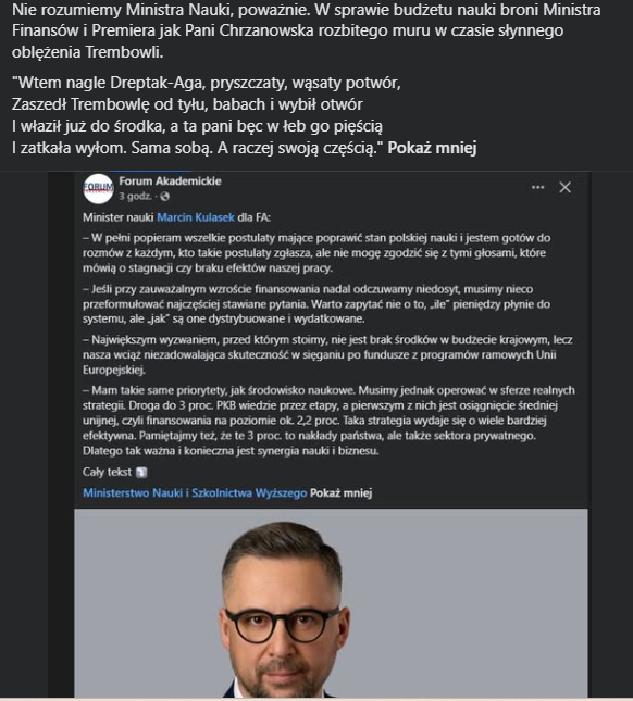 KomKryz's tweet photo. Sorry, ale trzeba było się nie podkładać. https://t.co/7PRx219kHI