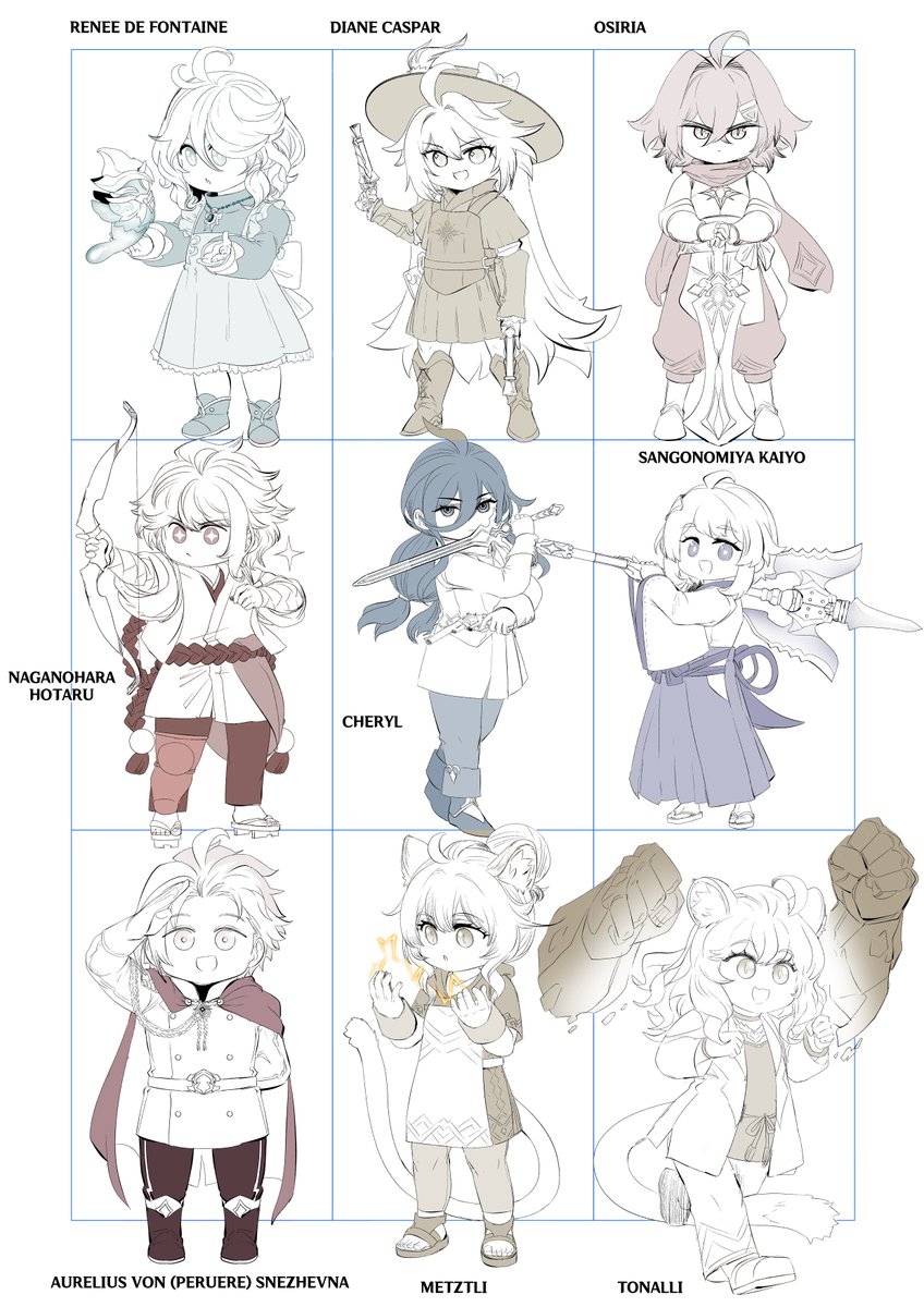 squishysuraime's tweet photo. finally got the time to finish this one, i'll be doing the next batch of list lmao what have i gotten my self into https://t.co/VRXOf2zFrb